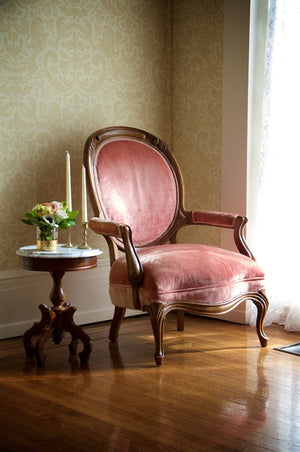 Pink Parlor Chair