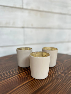 Sandstone Votive Candle Cups, 2.35"x2.5", (24 Pack)